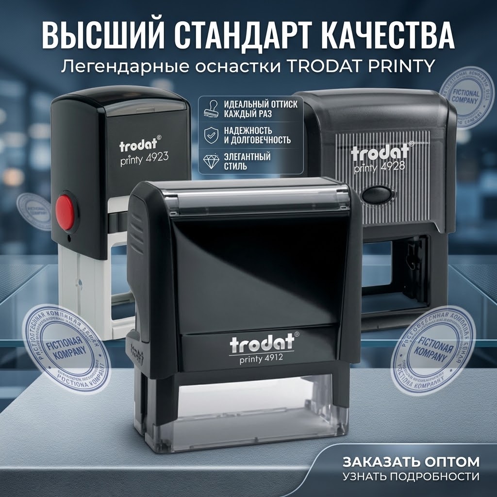 Оснастки для печатей оптом